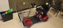 MOTORIZED HANDICAPPED SHOPPING CART BATTERY MAY BE DEAD