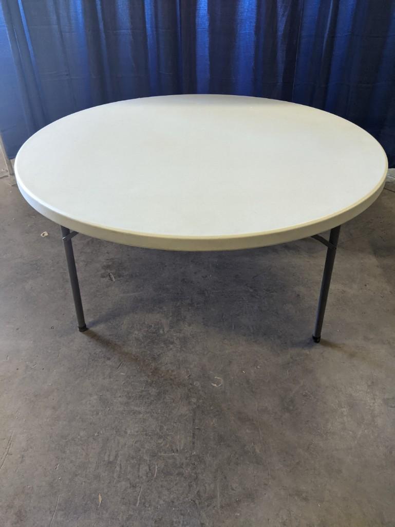 5' Round Plastic Banquet Table