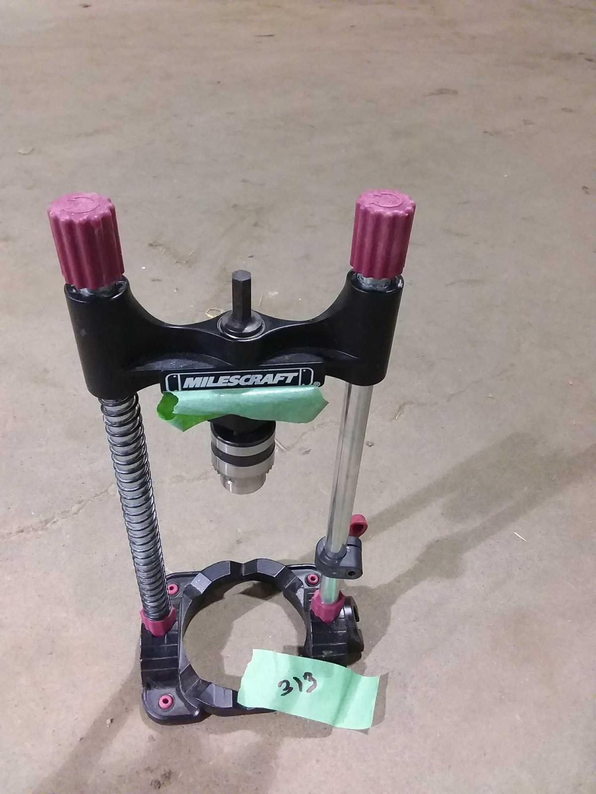 Portable adjustable drill press