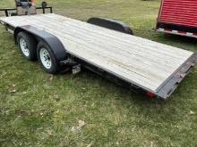 2009 H&H tilt bed trailer