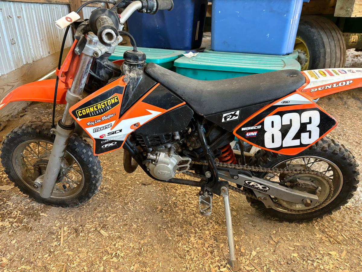 KTM 50 dirt bike