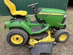 John Deere X744 Riding Lawn Mower