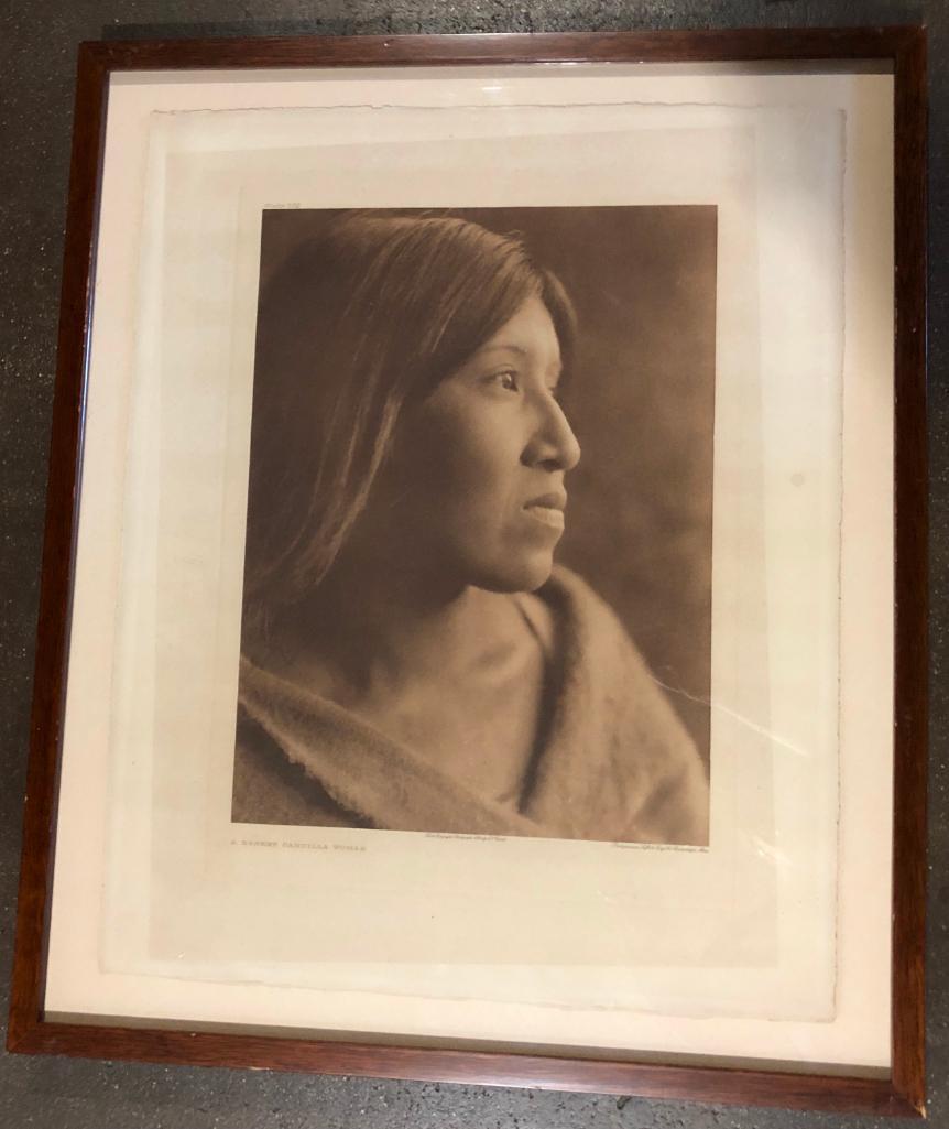 Edward Curtis Photogravure - A Desert Cahuilla Woman -1924
