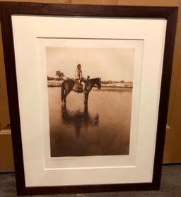 Edward Curtis Photogravure - The Lone Chief- Cheyenne 1927