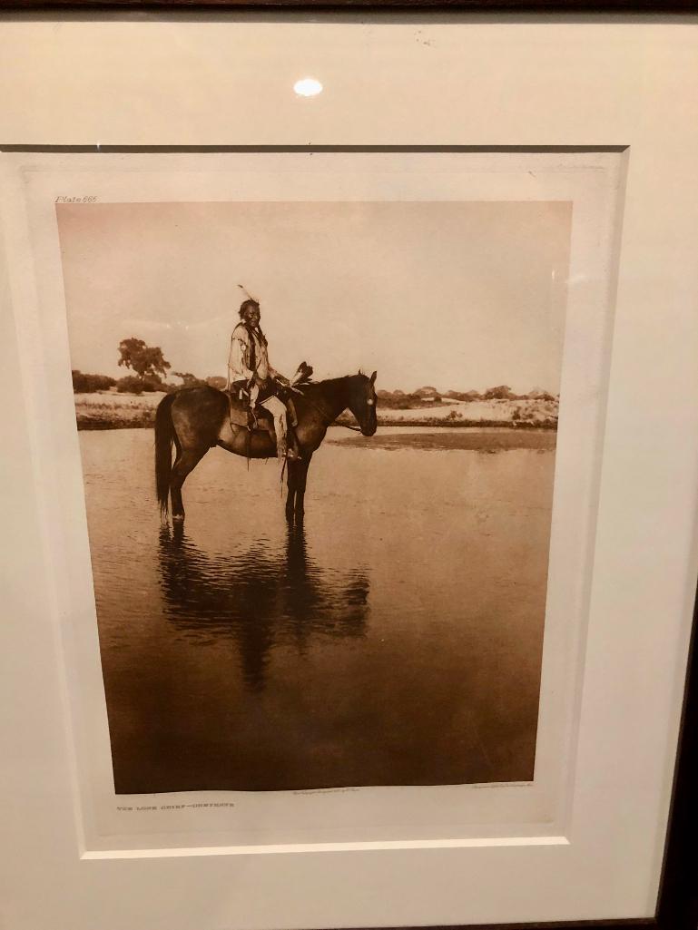 Edward Curtis Photogravure - The Lone Chief- Cheyenne 1927