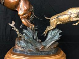 "Texas Two Step" - A Large Bronze Sculpture by the Well Known Artist Vic Payne