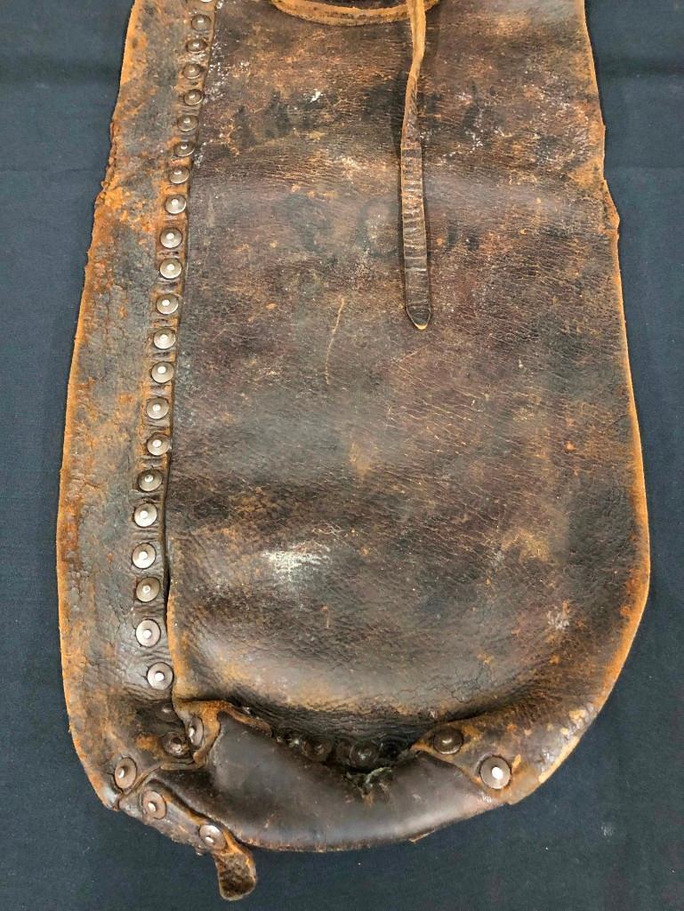 Antique Express Mail Bag and Leather Gun Belt