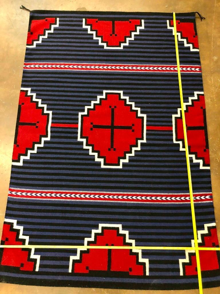 A Beautiful Award Winning Navajo 3rd Phase "Revival" Chief's Blanket