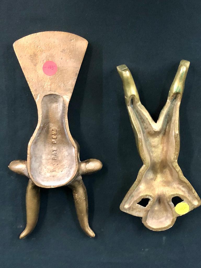 Two Whimsical Boot Jacks