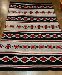 Huge 8X12 Vintage Navajo Rug