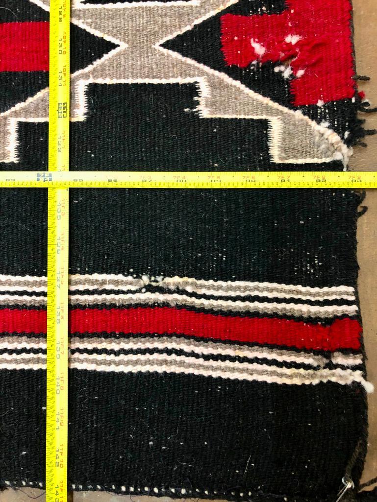 Huge 8X12 Vintage Navajo Rug