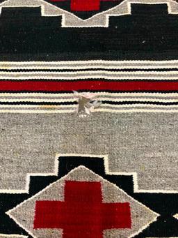 Huge 8X12 Vintage Navajo Rug