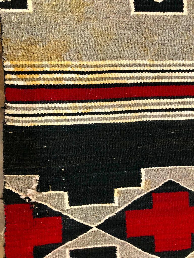 Huge 8X12 Vintage Navajo Rug