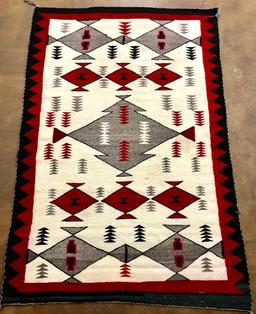 Circa 1940s Navajo Rug