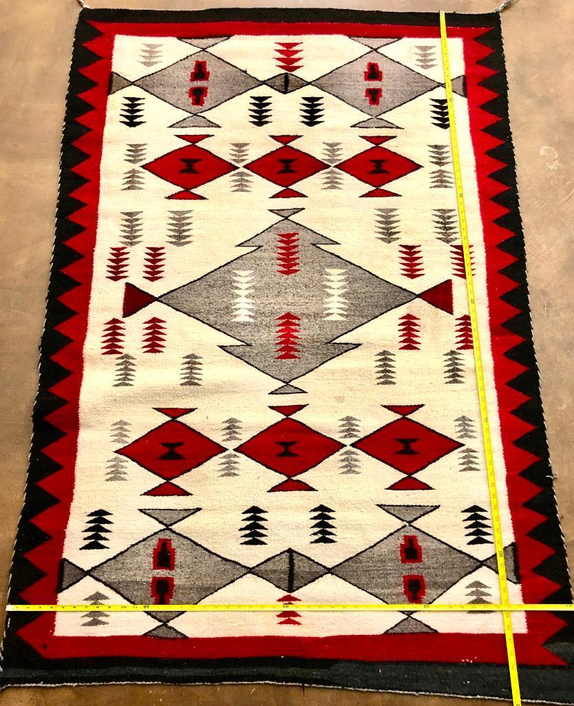 Circa 1940s Navajo Rug