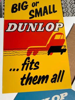 1971 Dunlop tire advertising kit, new old stock.
