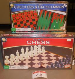 Chess & Backgammon games