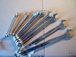 SAE combination wrenches: 3/8 to 1