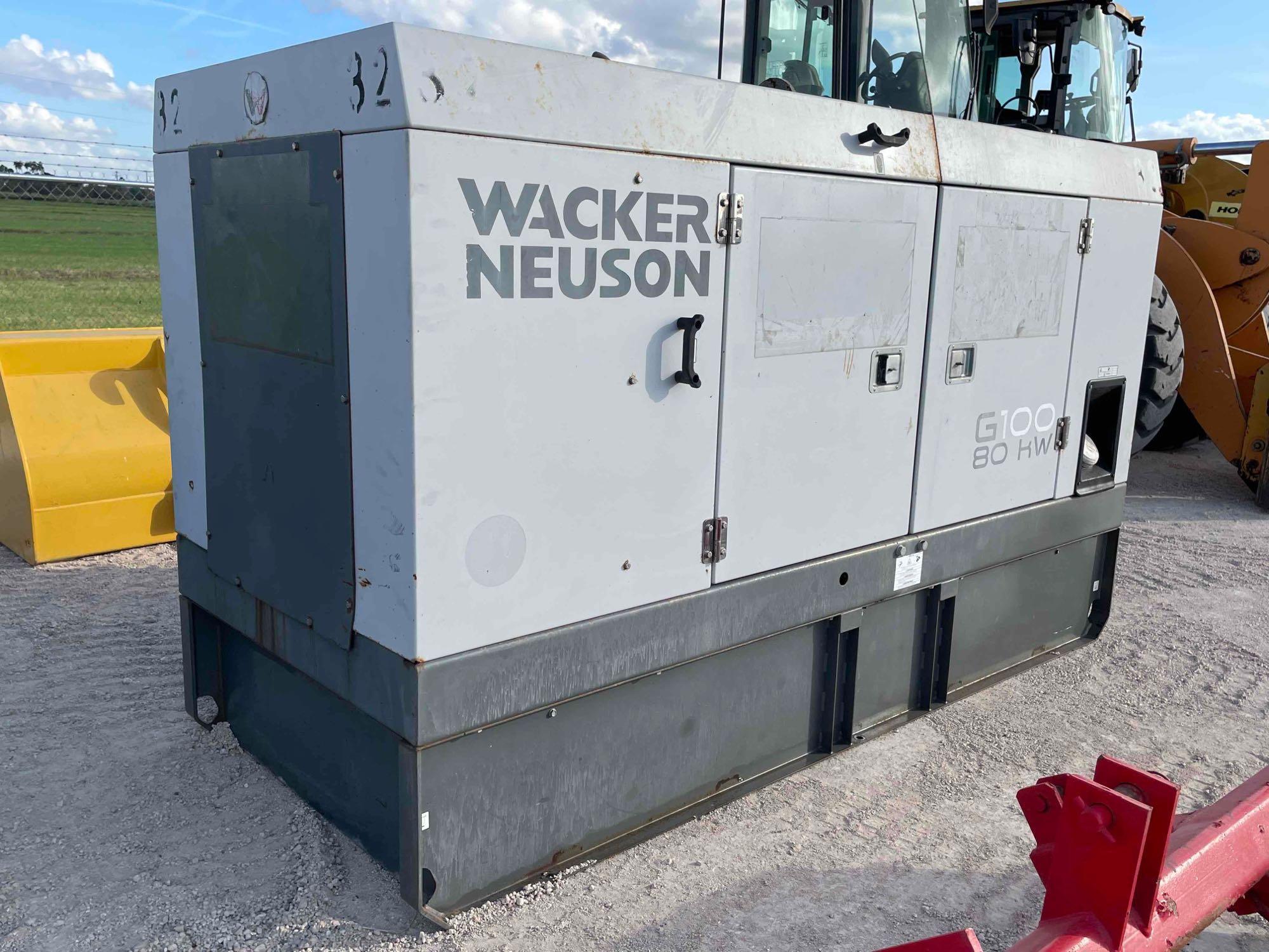 G100 80 KW Wacker Neuson...Generator