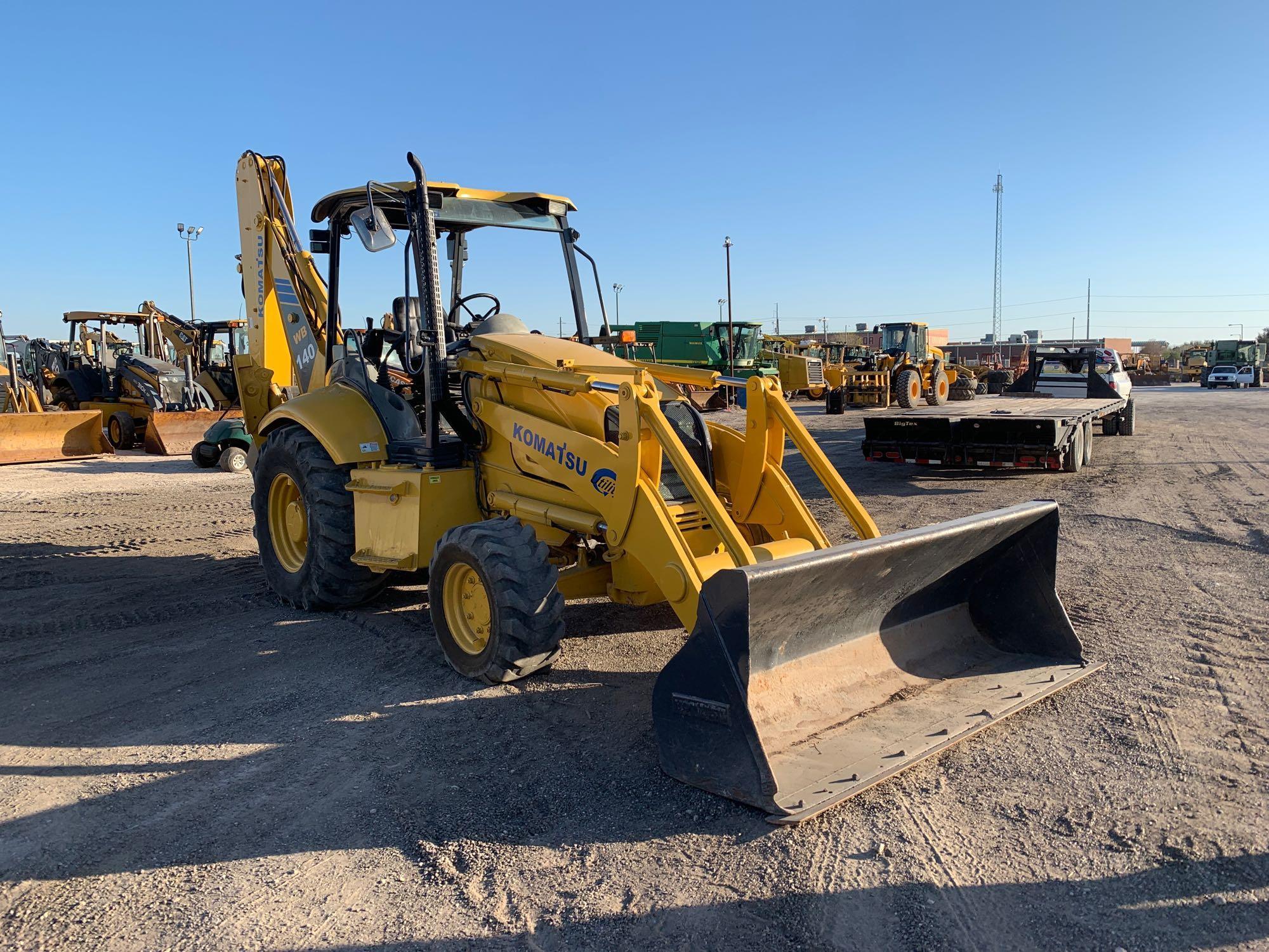 2005 Komatsu WB140-2N Loader Backhoe