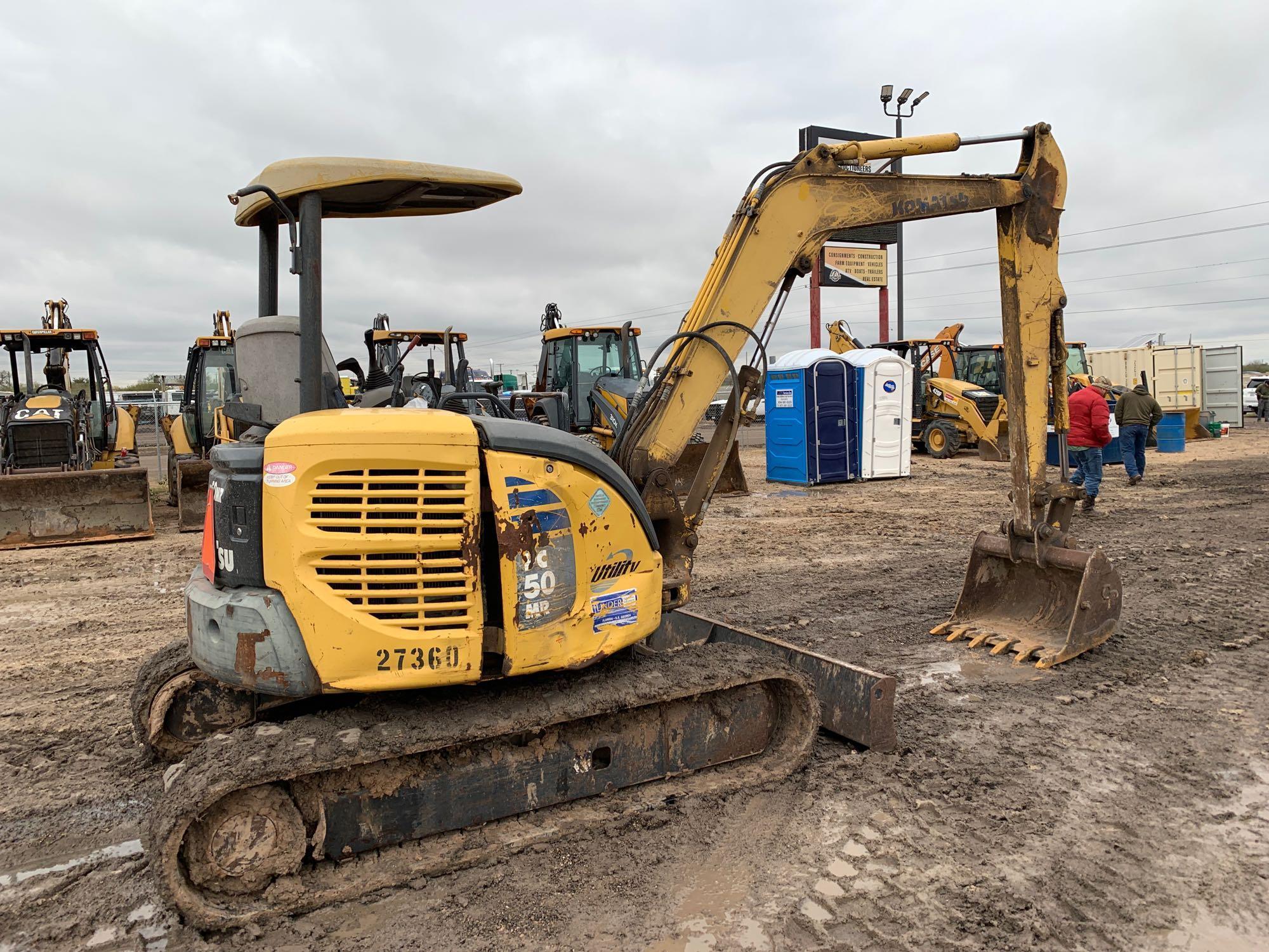 2007 Komatsu PC50MR-2 Mini Excavator