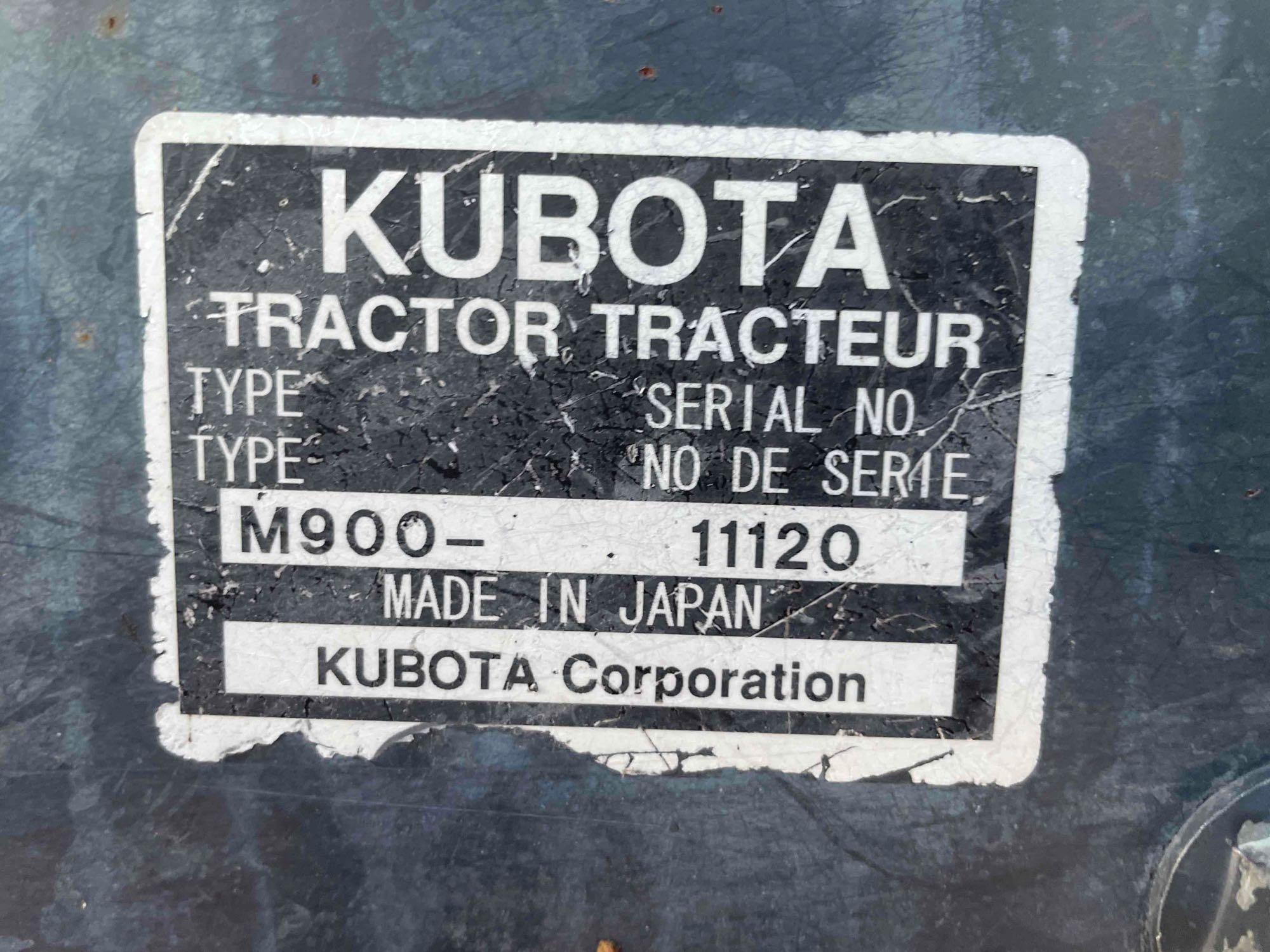 Kubota...M9000 Utility Tractor