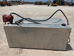 BMC 57 inch tool box with 75 gal fuel tank.