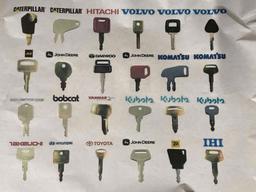 24 Set Equipment Key Ring