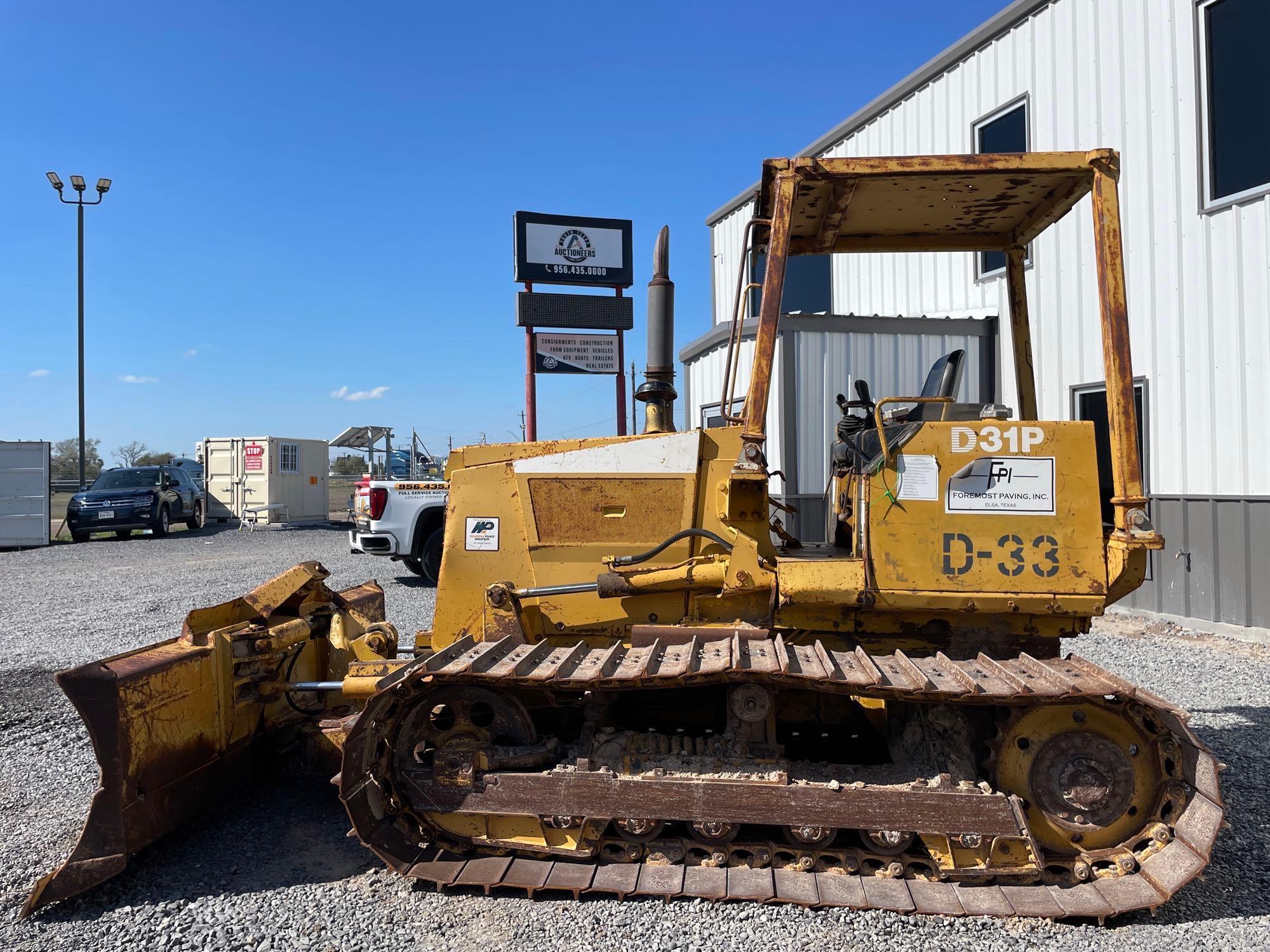 1998 Komatsu D31P-20 Crawler Dozer