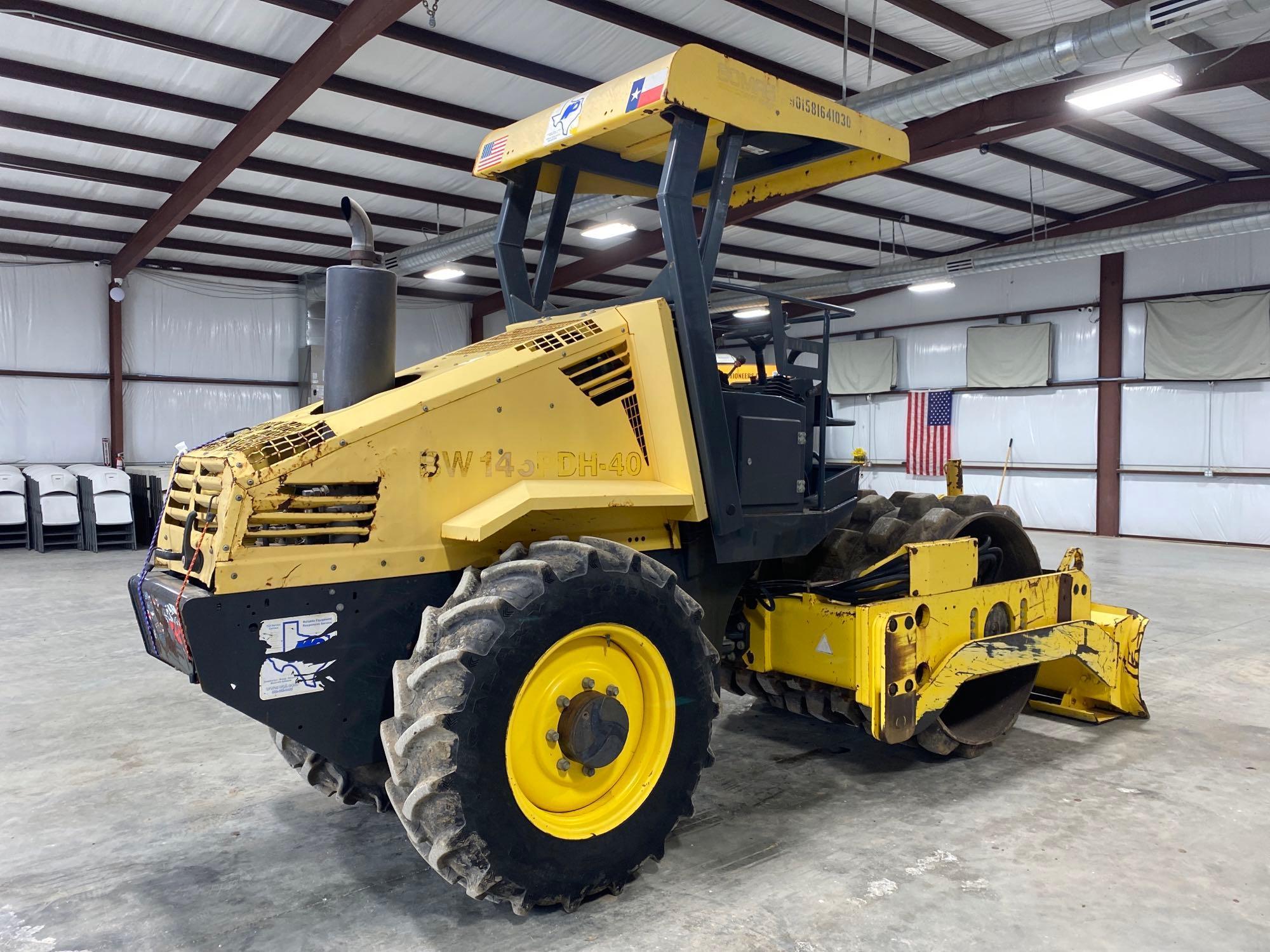 2012 Bomag BW145PDH-40 Padfoot Compactor