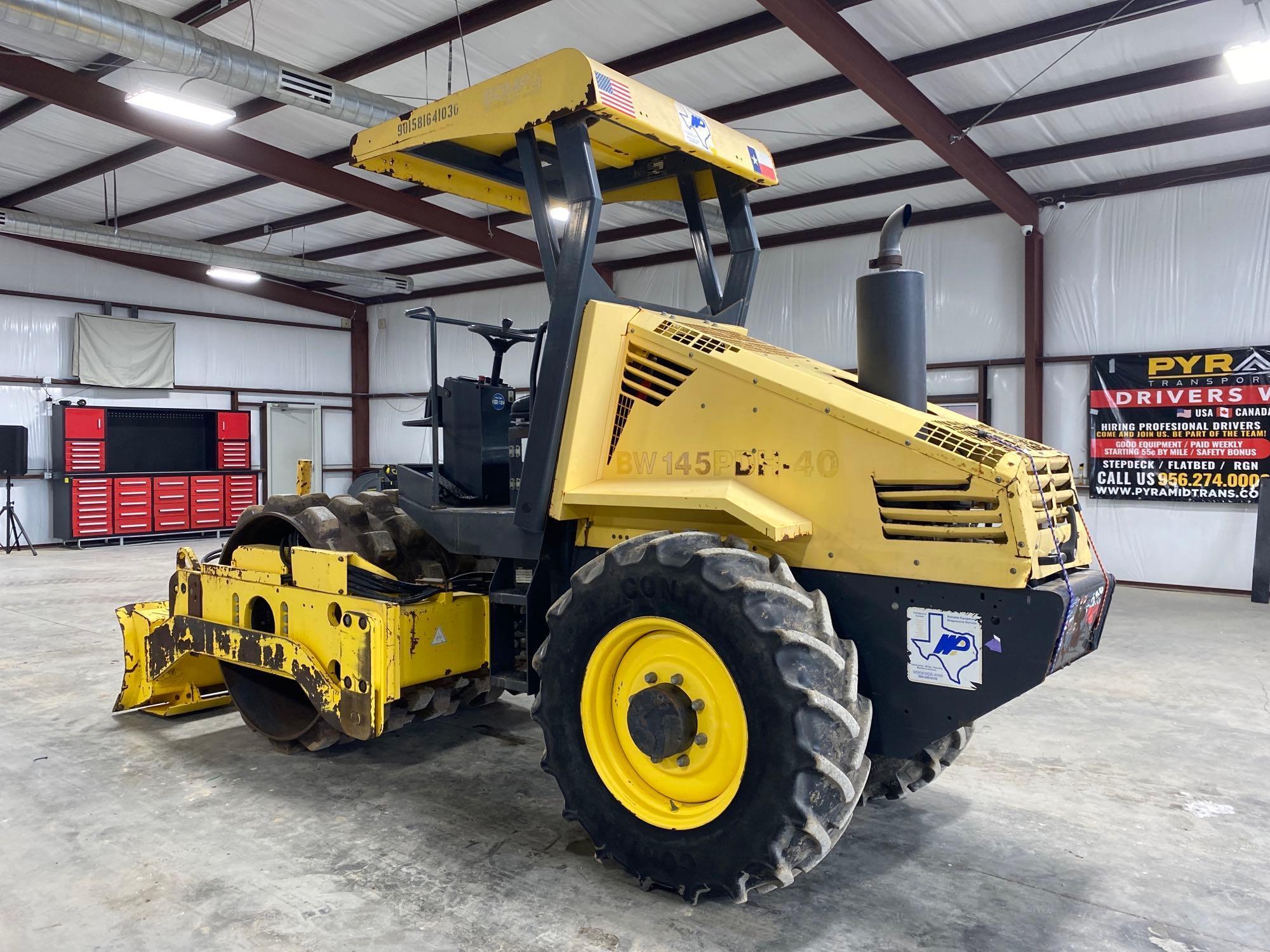 2012 Bomag BW145PDH-40 Padfoot Compactor