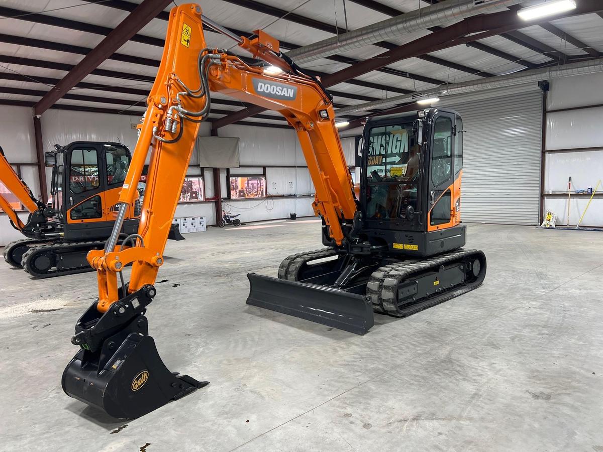 NEW/UNUSED 2022 Doosan DX63 Mini Excavator