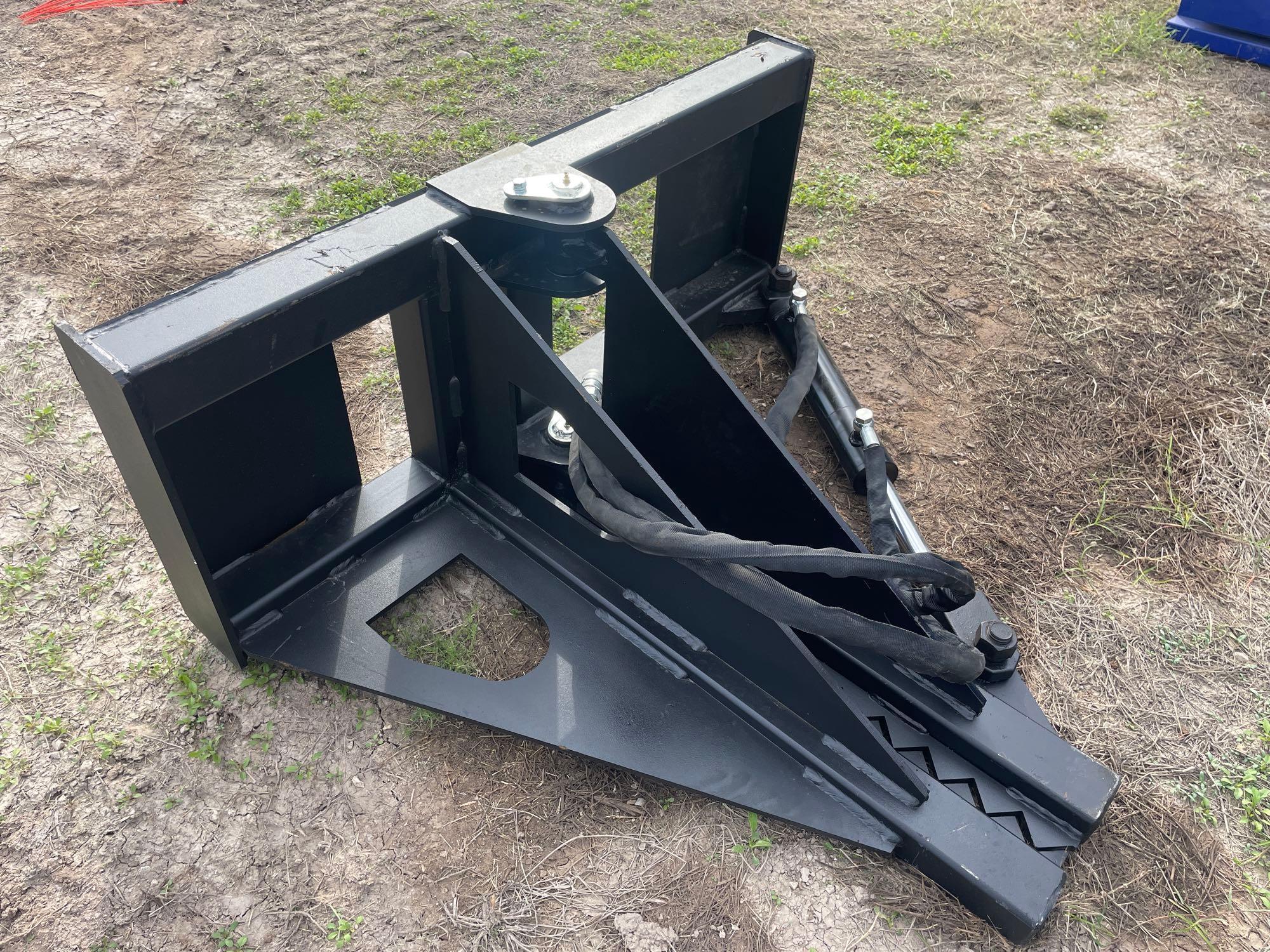 NEW/ UNUSED Tree Puller Skid Steer Attachment