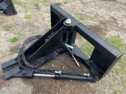 NEW/ UNUSED Tree Puller Skid Steer Attachment