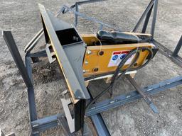 2022 NEW/UNUSED Agrotk 680 Hydraulic Drop Hammer Skid Steer Attachment