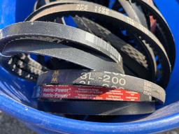 Pallet of Assorted Vacuum Hoses, Parts, Belts