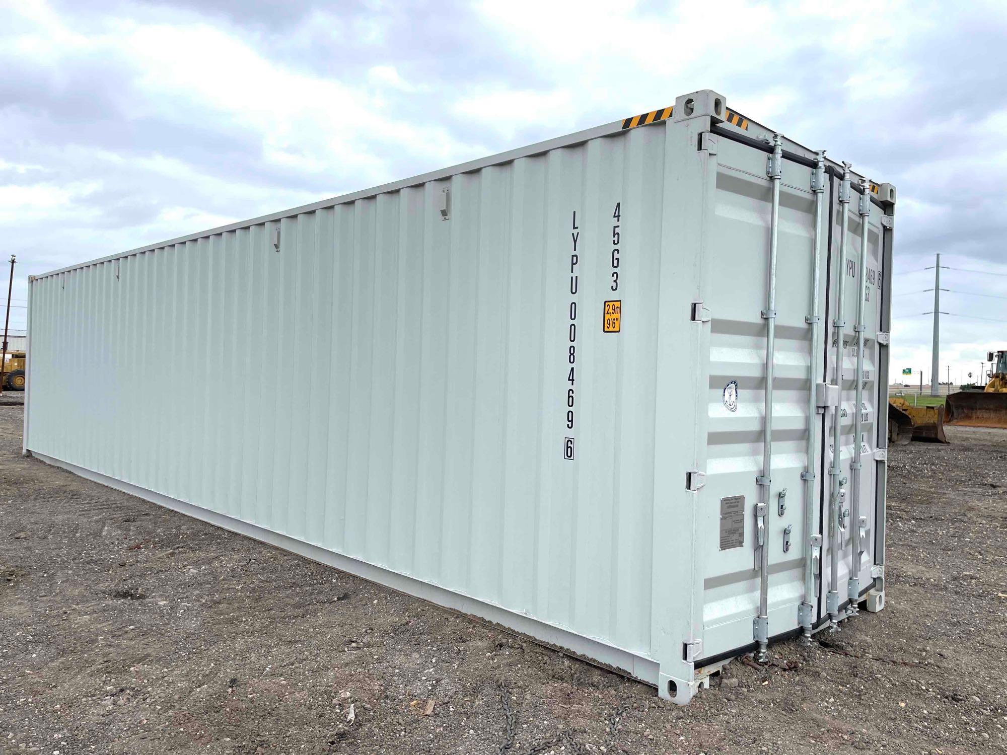 NEW 2022 40 Foot High Cube Storage Container with 4 side doors