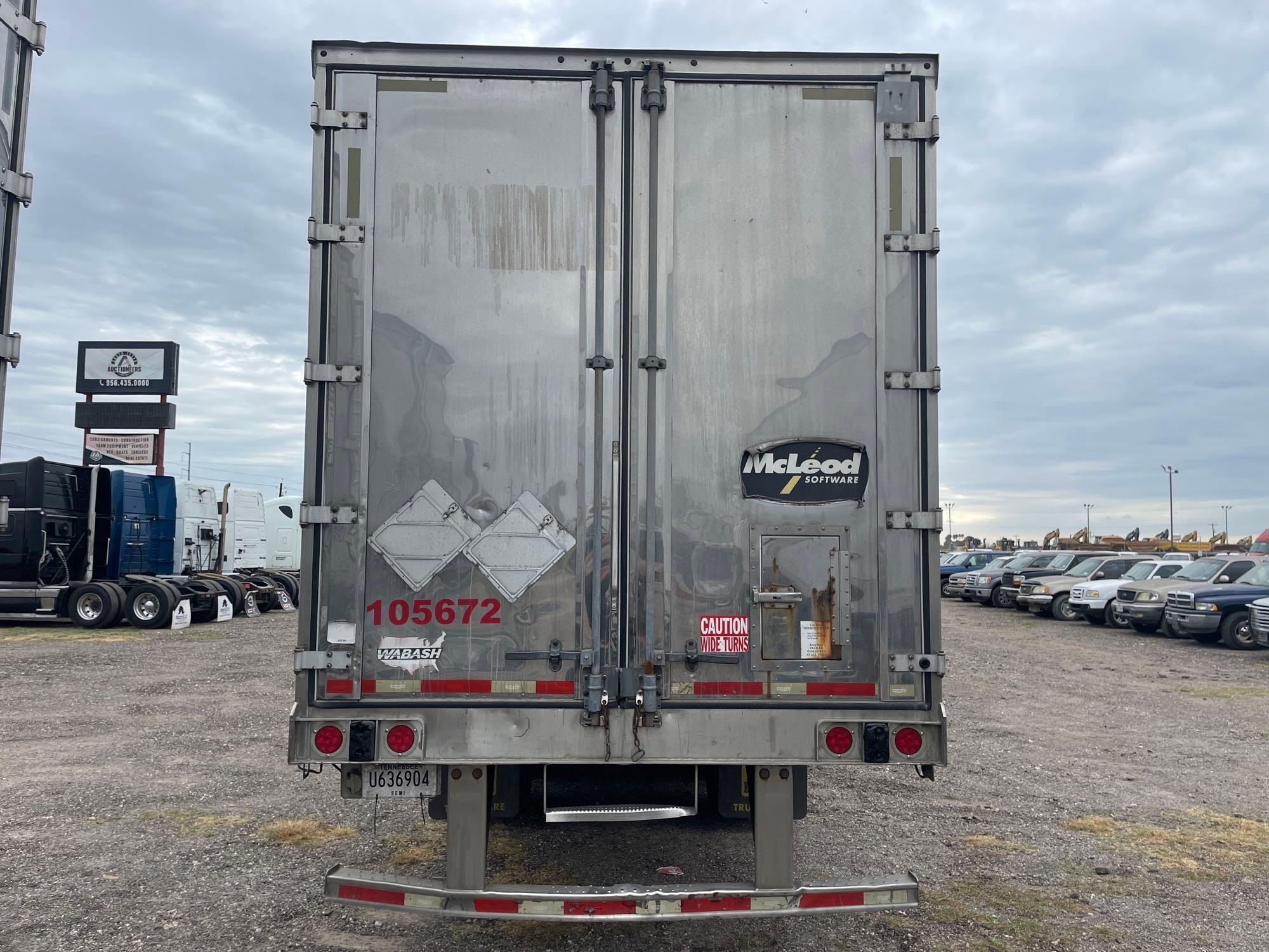 2009 Wabash 53 Ft Reefer Trailer