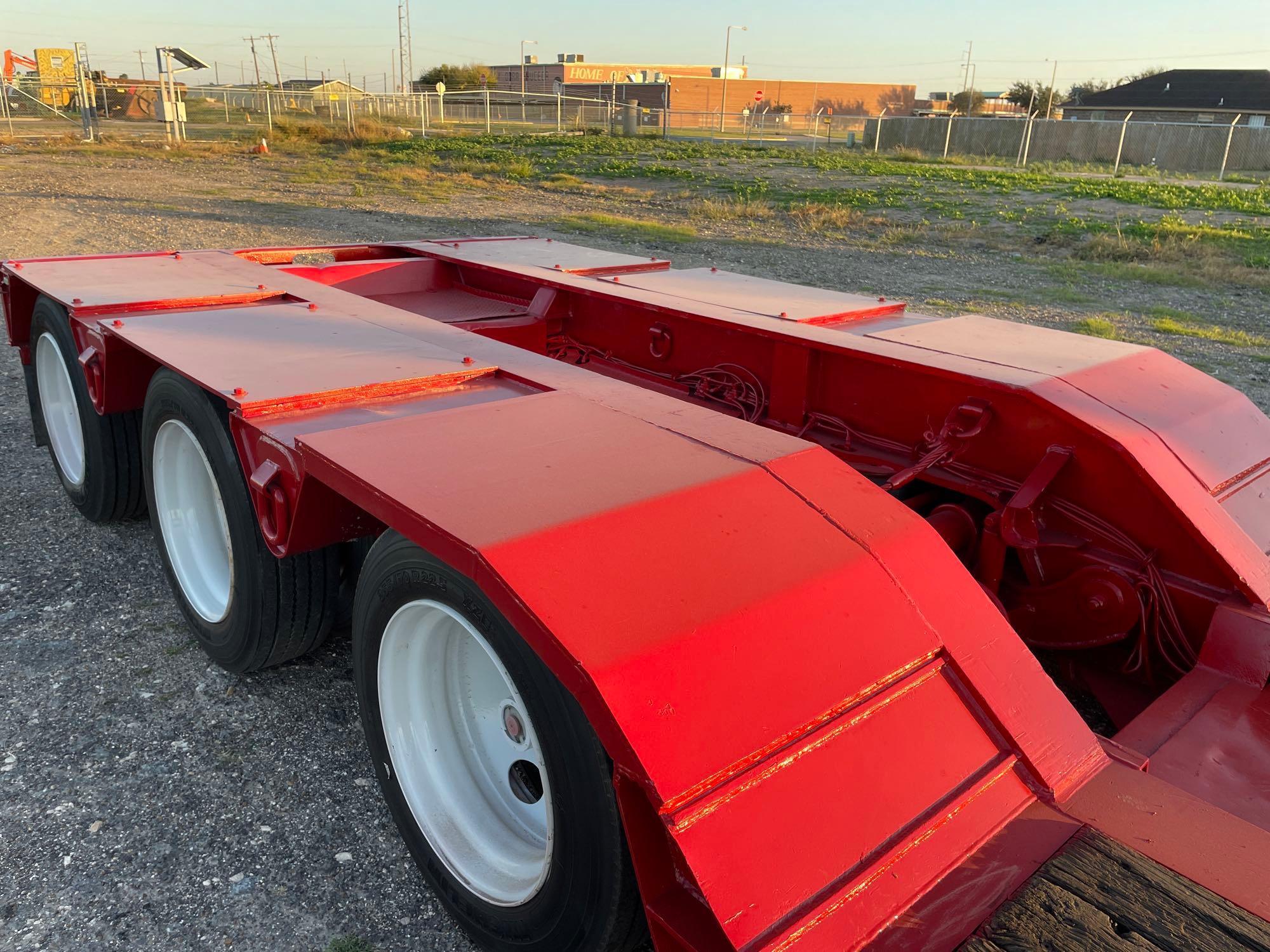 2003 Trail King TK110HDG Tri-Axle Lowboy Trailer