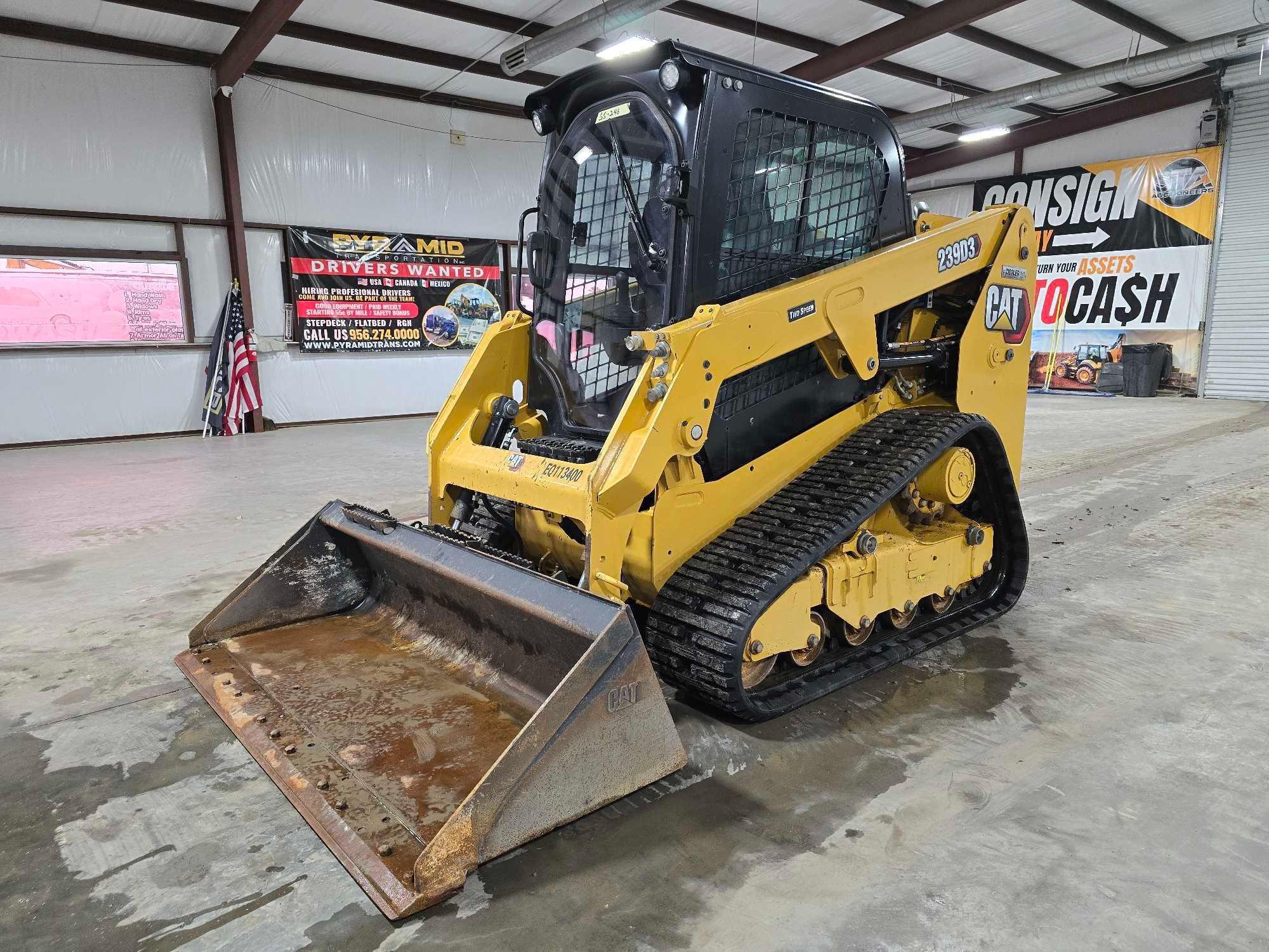 2022 Caterpillar 239D3 Skid Steer Loader