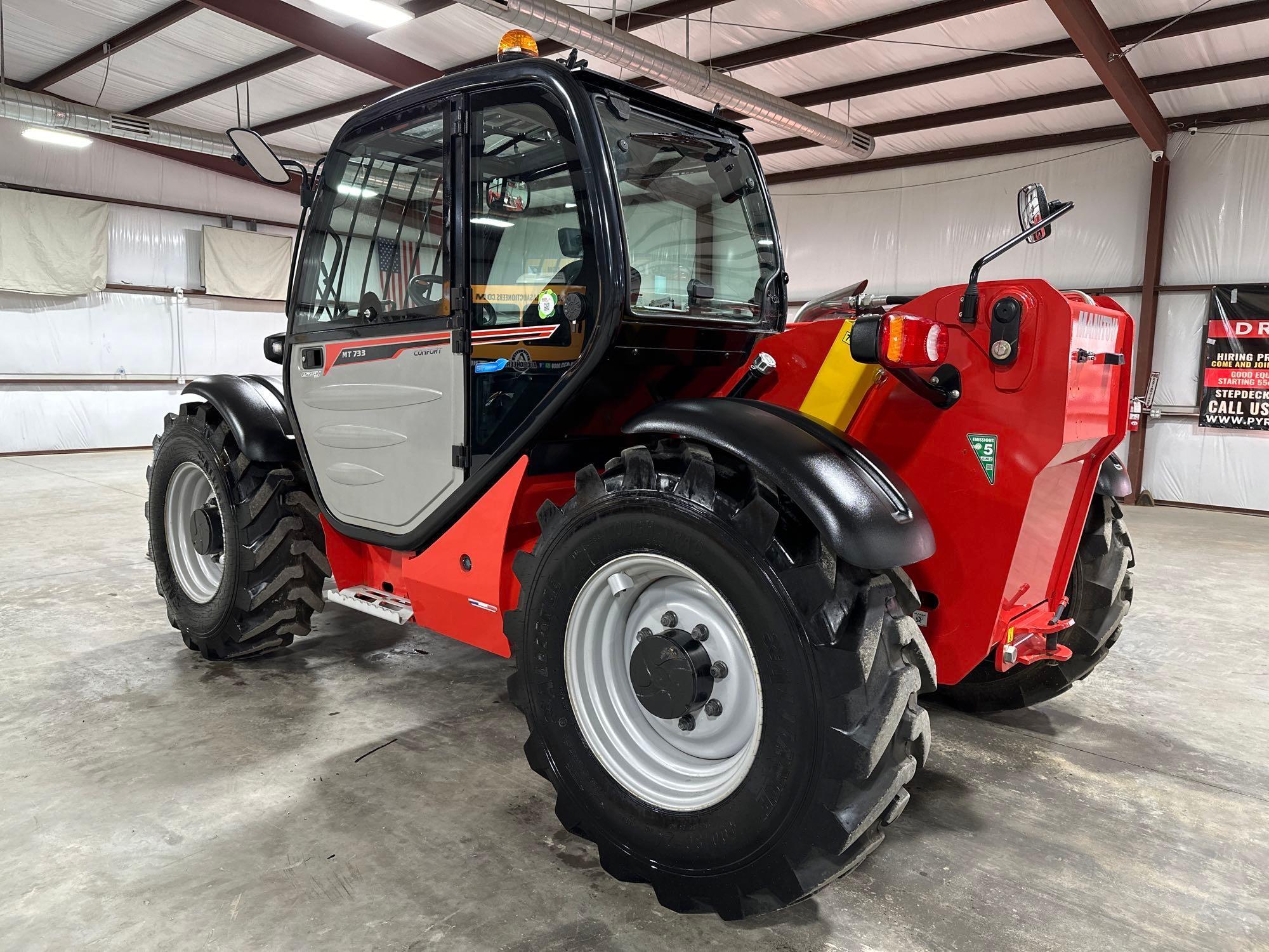 2022 Manitou MT733 Easy Turbo Telehandler