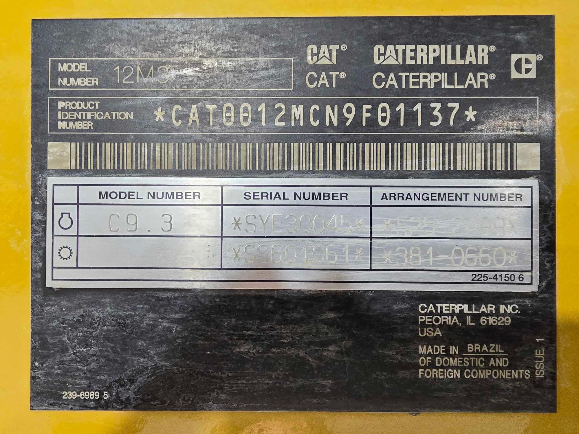 2019 Caterpillar 12M3 Motor Grader