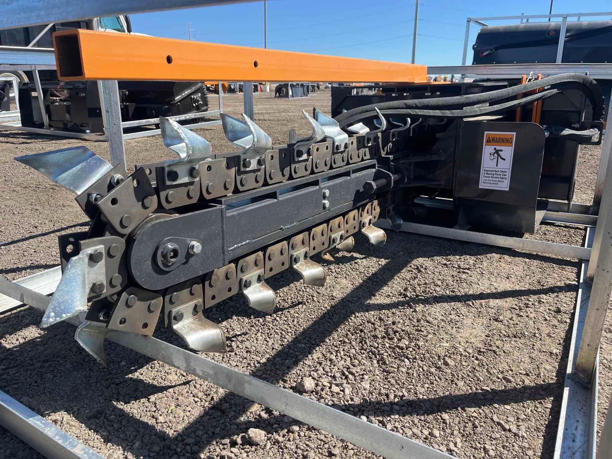 NEW/UNUSED 2023 Wolverine TCR-12-48H Skid Steer Trencher Attachment