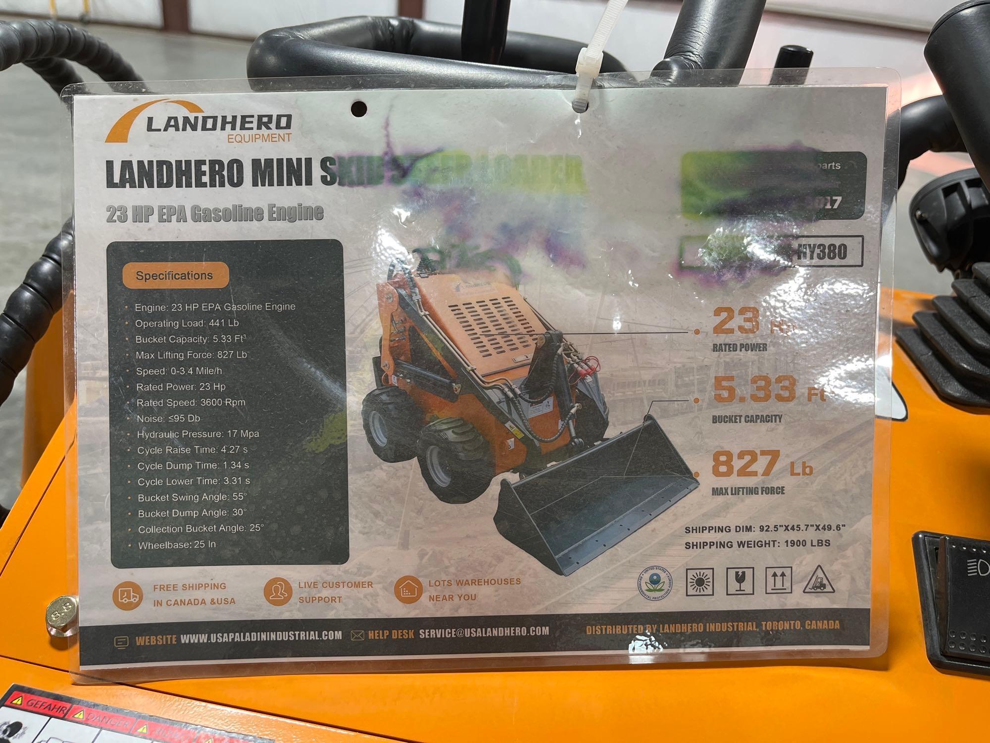 NEW/UNUSED Landhero Mini Skid Steer Loader