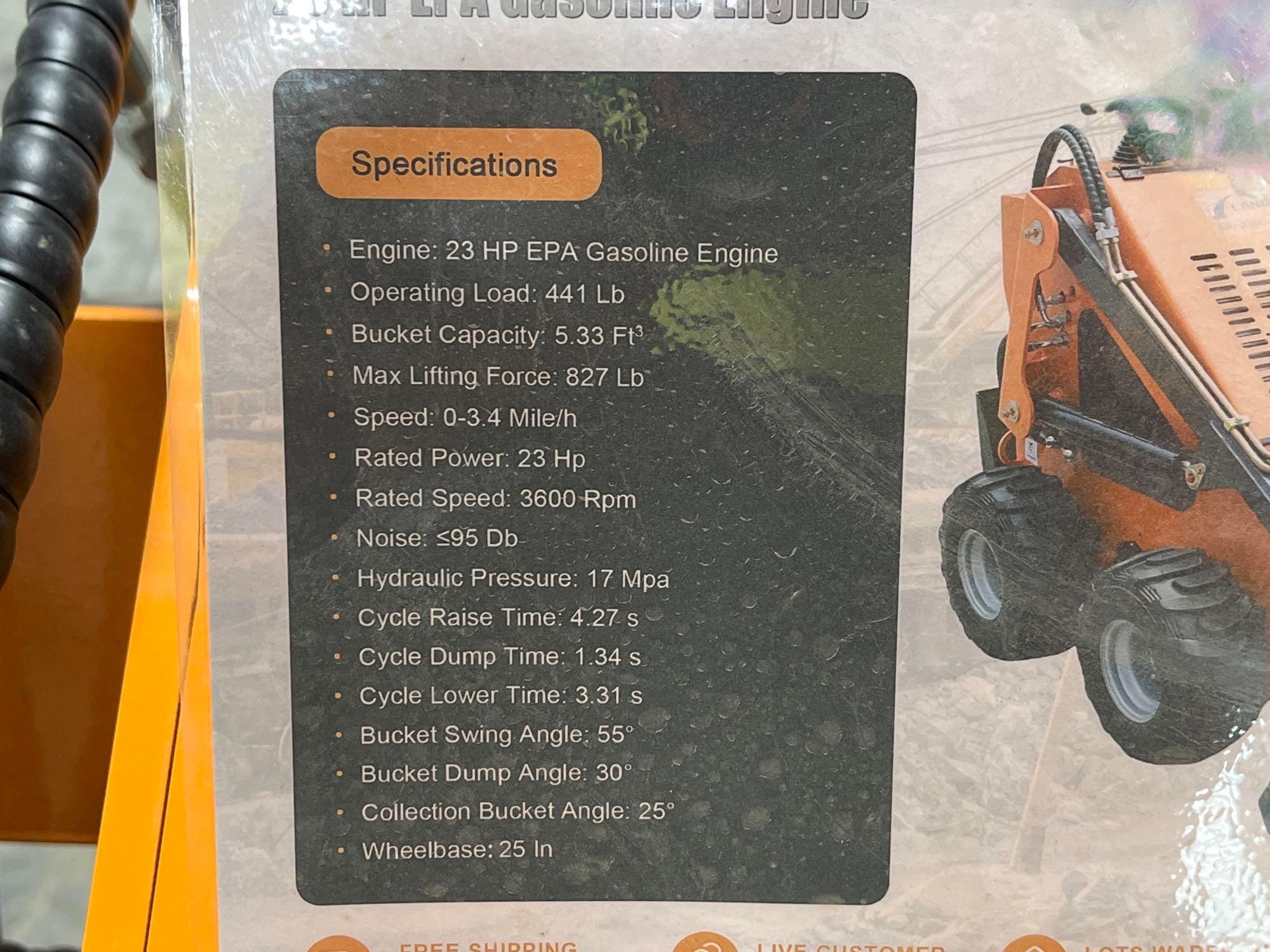 NEW/UNUSED Landhero Mini Skid Steer Loader