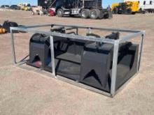 NEW/UNUSED 2023 Wolverine GB-11-72W...Skid Steer Grapple Bucket Attachment