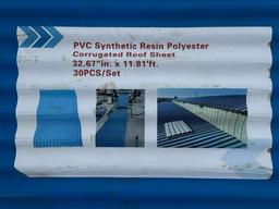 PVC Synthetic Resin Polyester Corrugated Roof Sheet