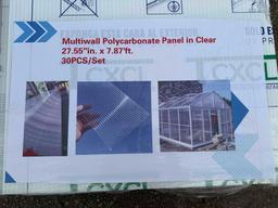 Clear Multiwall Polycarbonate Panel