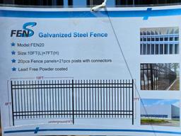 NEW/ UNUSED FENS Galvanized Steel Fence