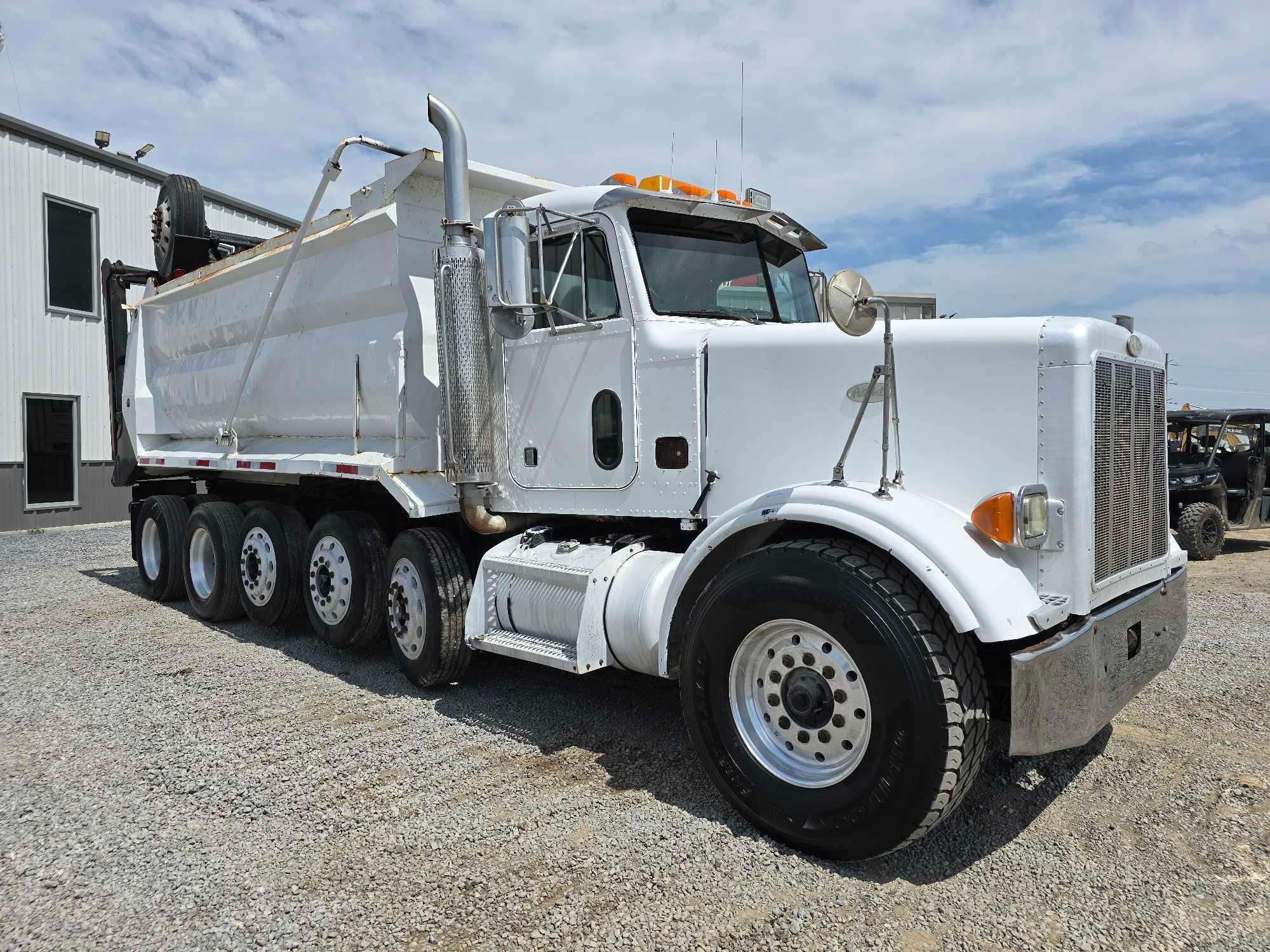 1999 Peterbilt 357 Quin Axle Dump Truck